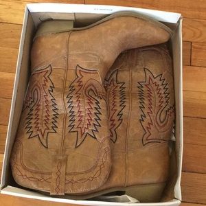 ❤️Vegan Leather Cowboy Boots BRAND NEW❤️